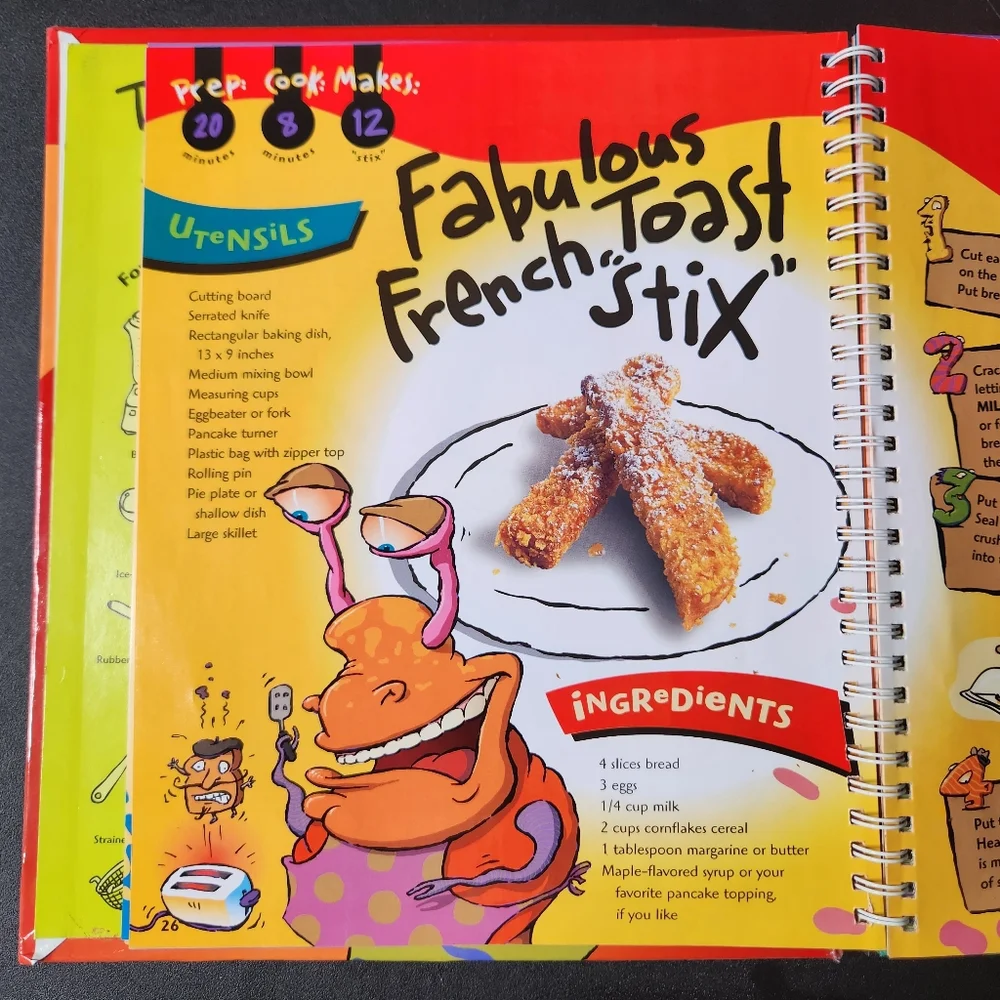 Vintage 90s Betty Crocker's Kids Cook! by Betty Crocker 1999